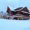 WML stunning log home in Bretton Woods, AC, 2-person Jacuzzi, indoor and outdoor fireplaces, & more! - Bretton Woods