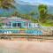 Corner Luxury Ethereal Hawaii Beachfront Estate for Monthly Rental with Private Beach & 3 Beachfront Jacuzzis & Snorkeling Reef & Jurassic Park Film Site - Punaluu