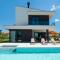 Villa Arestea near Pula with sea view, wellness & playground
