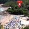 Chalé Tiririca pé na areia
