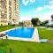 Pleasant studio with sea view in Benalmádena, 30 m², pool
