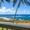 Oceanfront Breezy Corner Unit w Air Conditioning- Alekona Kauai