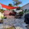 Waterfront home with private dock, walk to beach