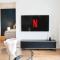 Gemütliches Design Appartment Wolfsburg, mit Terrasse Smart TV, HighSpeed WLAN, Nespresso Maschine