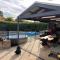 Resort style home pool spa sauna