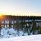 Lapland Riverside Cabin, Äkäsjoen Piilo - Jokiranta, Traditional Sauna, Avanto, WiFi, Ski, Ylläs, Erä, Kala - Äkäsjoensuu