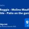 La Roggia - Molino Maufet Mühle - Patio on the garden