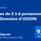 Gîtes de 2 à 11 personnes au Domaine d'USSON - Échebrune