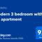 Modern 3 bedroom with AC apartment