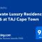 Private Luxury Residence 906 at TAJ Cape Town