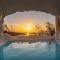 Mykonos Town Black Villa with Cave Heated Pool - Mykonos
