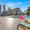 Upper studio Balcony Pool Gym - Near Beach