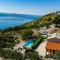 Dalmatian stone villa with heated pool
