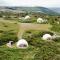 Geodome Glamping with sea views near Pendine