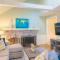 Spacious Stone Fire Pit Game Room A C