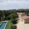 property in les baux de provence, private pool, magnificent view, ideal for 10 people in the alpilles.