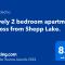 Lovely 2 BR Spa apartment, Opposite Shepp Lake