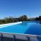 Country house pool and sea