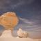 white desert safari camp