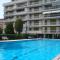 Welcoming flat with charming pool view terrace