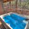 Luxury Cabin Sleeps 8 with creekside fire pit near Helen GA
