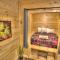 Luxury Cabin Sleeps 8 with creekside fire pit near Helen GA