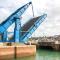 Vue sur port & pont Ango 5 personnes centre ville - 迪耶普