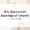 Month-long availability, Beautiful flat 2min walk to station, with parking