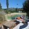 Chalet climatisé en campagne avec baignade privée