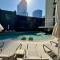 Capsule Flora business bay view Burj Khalifa-pool table-game arcade-Projector-Playstation 5 - Dubaj