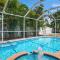 Bloom Lagoon! Tropical home with heated pool and grill! Pet Friendly!