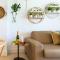 Tropical Apartment with Balcony - Pool - Up To 4 - Gym - شاطئ هالانديل
