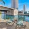 Tropical Apartment with Balcony - Pool - Up To 4 - Gym - شاطئ هالانديل