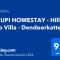 UDUPI HOMESTAY - Hill Top Villa - Dendoorkatte - Udupi