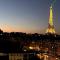 Tour Eiffel - Studio vue imprenable au-dessus des toits, balcon - Paris
