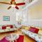 Pleasant ocean view home with balcony, rocking chairs, soaking tub, AC, & W/D