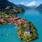 Romantic Swiss Alp Iseltwald with Lake & Mountains - Iseltwald