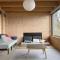 Beautiful wood house and view