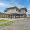 Riverfront Caddo Shack Home with Views and Fire Pit