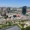 City view from 30. floor, parking price included