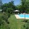 Blue House near Bagnoregio-overlooking the Umbrian Mountains and Tiber Valley