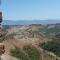 Blue House near Bagnoregio-overlooking the Umbrian Mountains and Tiber Valley