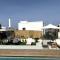 Minimal Grey Apartment Pool-front in Paros - Parikia