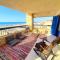 Hotel appartment sea view 3 bedrooms 3 toilets 3rd floor free wifi Bellevue village agami alexandria families are preferred available all year days
