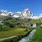 Chalet con vista sulle Alpi