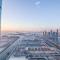 Damac Heights 3BDR Upgrade-High Floor with Seaview - Dubai