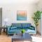 3BR Modern Downtown Apartment with Gym & Office