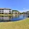 Lakefront at Barefoot Resort w Massive Waterfront Pool Close to Beach