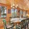 Winter Hideaway Lakeside Cabin Snowmobile