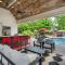 Pool Outdoor TV Fire Pit Game Room